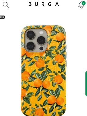 BURGA orange grove iPhone case